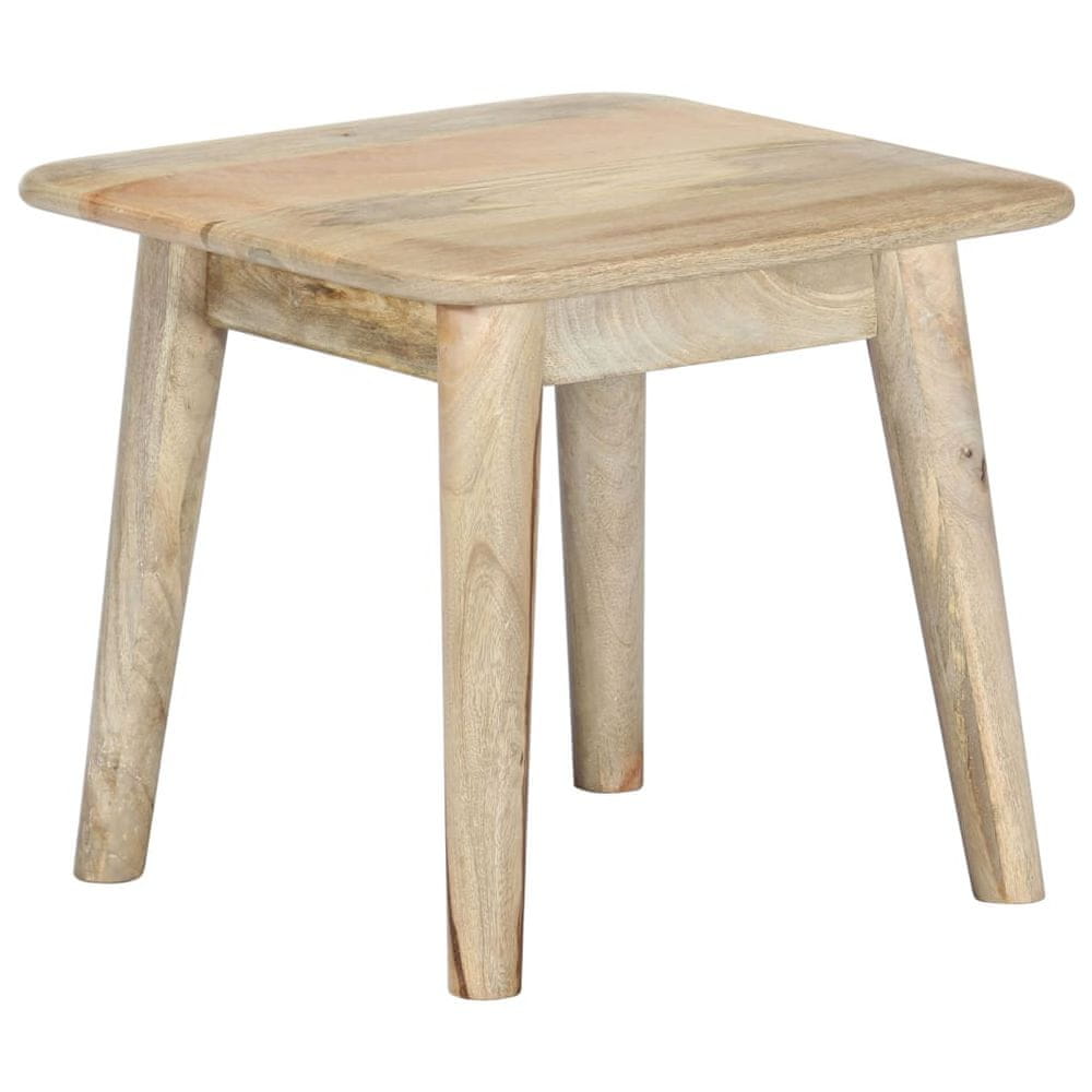 Petromila vidaXL Konferenčný stolík 45x45x40 cm masívne mangovníkové drevo
